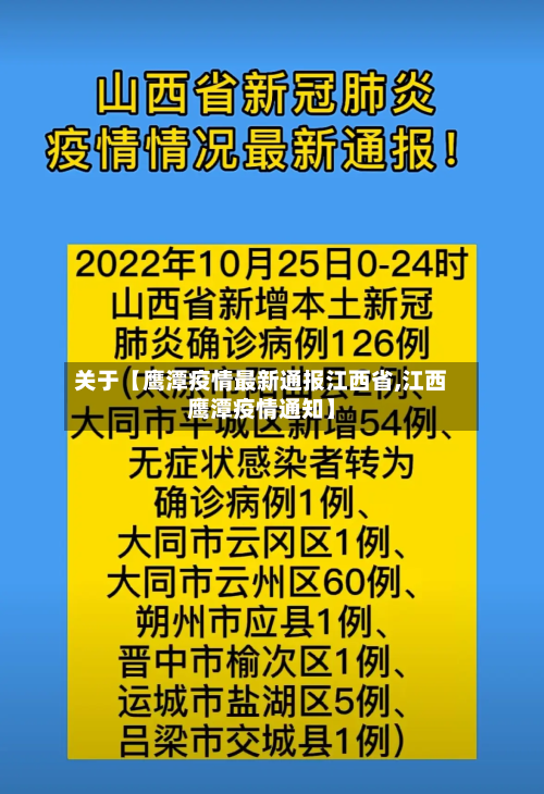 关于【鹰潭疫情最新通报江西省,江西鹰潭疫情通知】-第2张图片